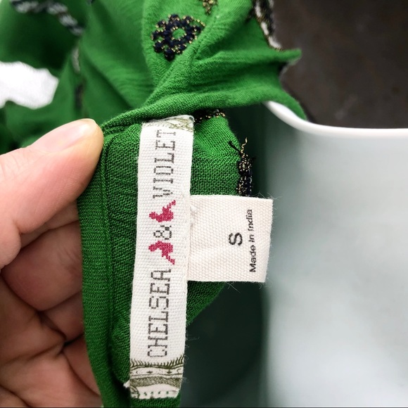 Chelsea & Violet Small Green Boho Chic Dress - Picture 6 of 8